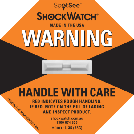 ShockWatch fra Elcon Broker L 35 - ShockWatch Oransj