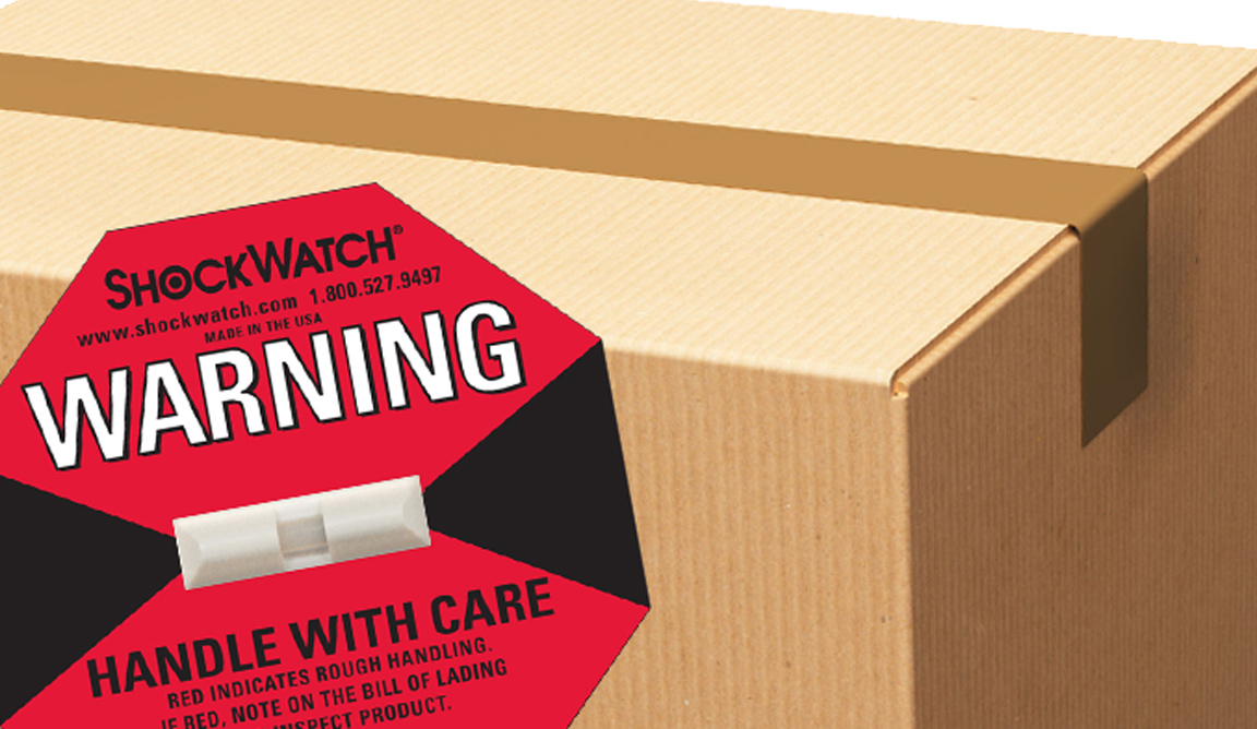 Eske med ShockWatch merke