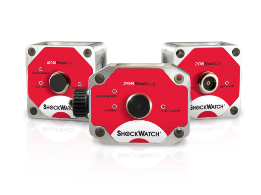 ShockLog fra Elcon roker er støt og omgivelseslogger for transport av varer