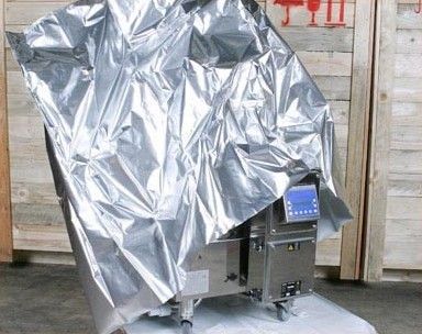 Aluminiumsfolie rundt produkt